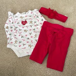 My 1st Christmas Little Me gingerbread outfit